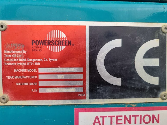 2010 powerscreen commander 1400 mobiele zeefinstallatie - afbeelding 13 van  36