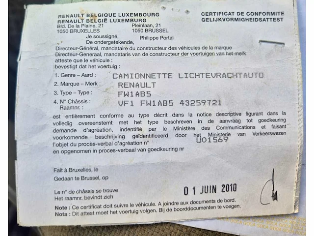 2010 renault kangoo bedrijfswagen - afbeelding 6 van  18