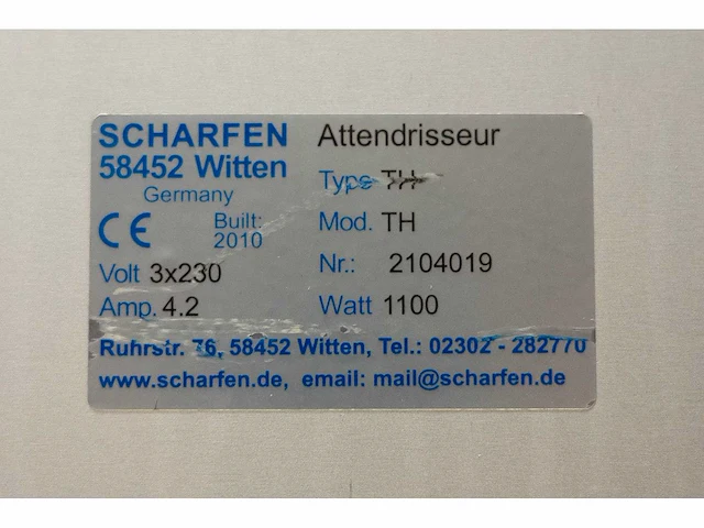 2010 scharfen th vleesvermalser - afbeelding 5 van  6