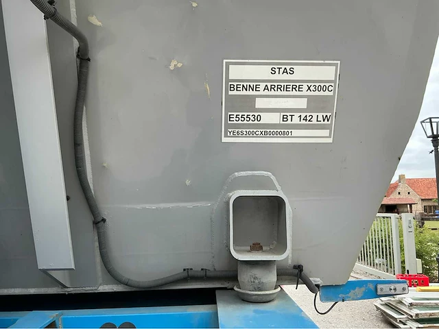 2010 stas s300cx m21a oplegger - kipper - afbeelding 19 van  38