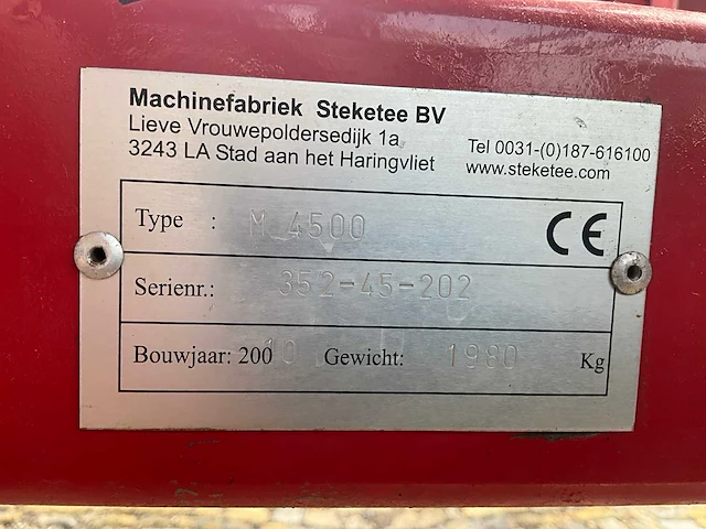 2010 steketee maxisprint m4500 getrokken zaaibedcombinatie - afbeelding 14 van  21