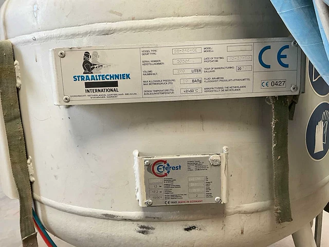 2010 straaltechniek 98-240-ce drukstraalketel - afbeelding 3 van  11