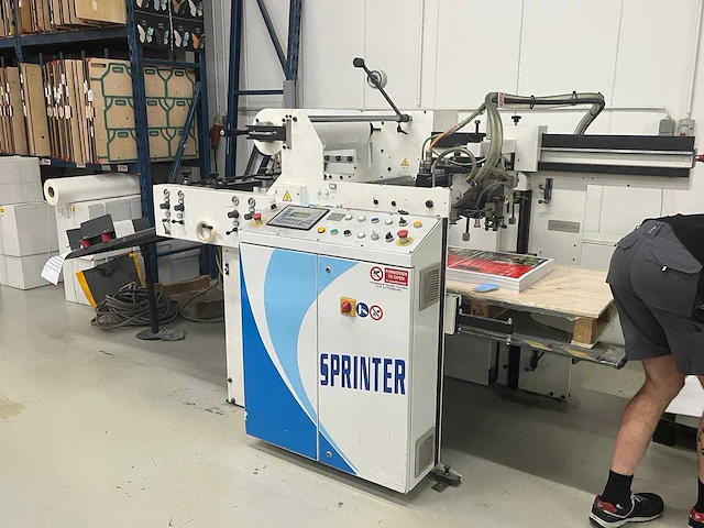 2010 technomac sprinter 76 lamineermachine - afbeelding 3 van  9