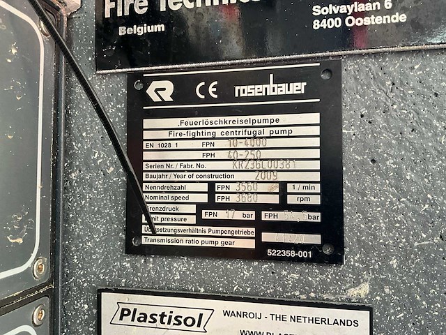 2010 volvo fmfh e4 tankautospuit - afbeelding 18 van  64