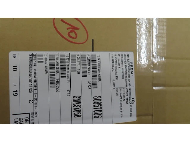 2010x wafer - 150 mm 100 boron doped spv test silicon wafers. - afbeelding 2 van  5