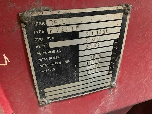 2011 beco e22000 - afbeelding 5 van  28
