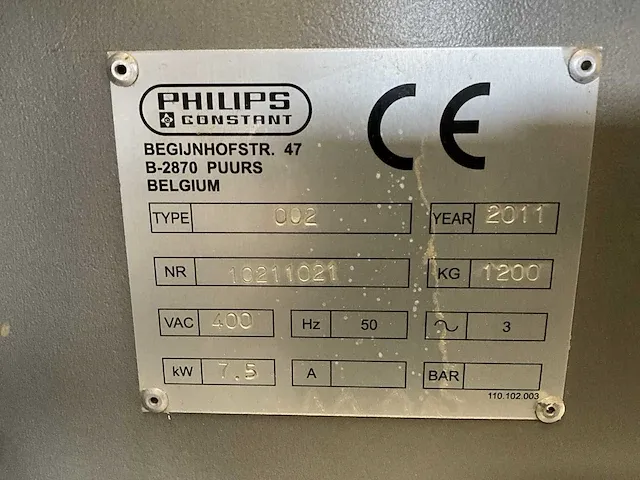 2011 constant philips interactive touch 4.0 paneelzaagmachine - afbeelding 10 van  14