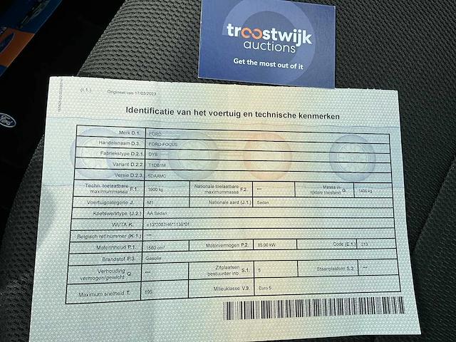 2011 ford focus sedan 1.5 tdci personenauto - afbeelding 26 van  35