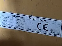 2011 hand hydraulische palletwagen - afbeelding 5 van  6