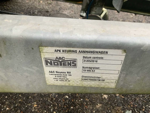 2011 hapert k aanhangwagen - afbeelding 10 van  10