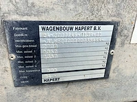 2011 hapert kipper ta2700 aanhangwagen 3 zijdige kipper - afbeelding 4 van  13