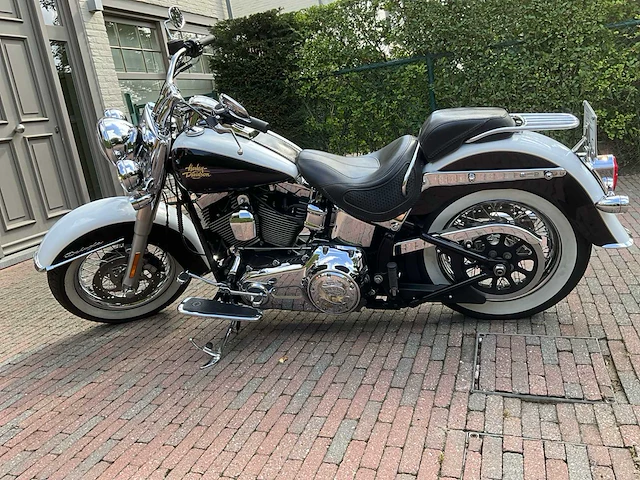 2011 harley-davidson flstn softballen deluxe motorfiets - afbeelding 12 van  24