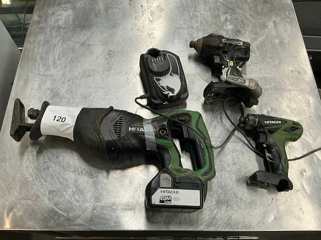 2011 hitachi cr 18dsl accu reciprozaag - afbeelding 1 van  7