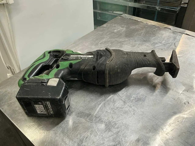 2011 hitachi cr 18dsl accu reciprozaag - afbeelding 3 van  7