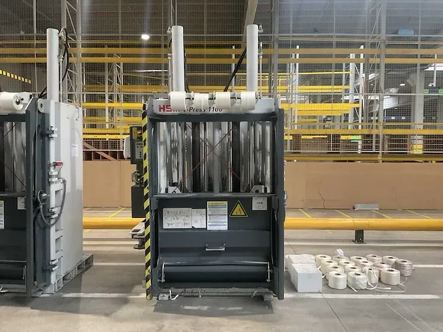 2011 hsm v-press 1160 max papierpers/balenpers - afbeelding 3 van  8