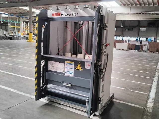 2011 hsm v-press 1160 max papierpers/balenpers - afbeelding 1 van  8