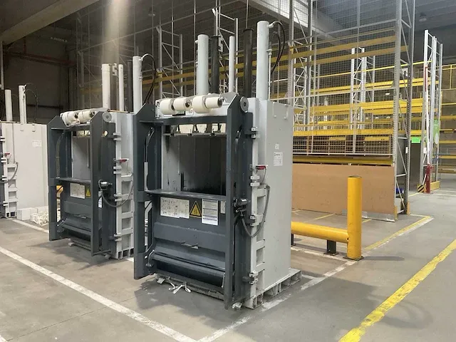 2011 hsm v-press 1160 max papierpers/balenpers - afbeelding 2 van  8