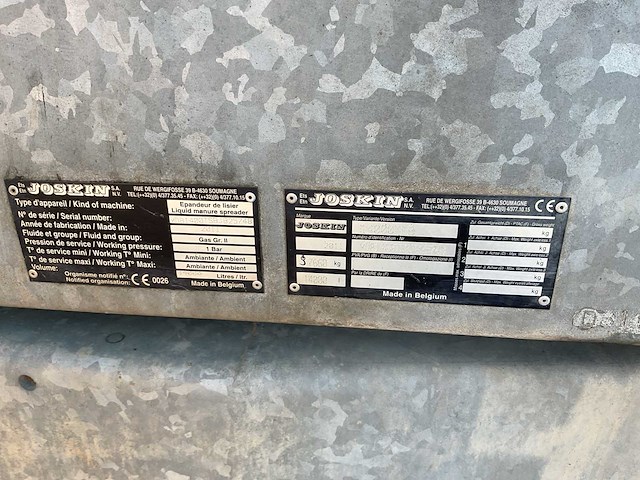 2011 joskin 14000meb mesttank - afbeelding 30 van  37