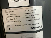 2011 jungheinrich ekx 515k reach truck - afbeelding 9 van  10