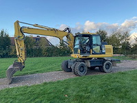 2011 komatsu pw160-7eo banden graafmachine - afbeelding 12 van  34