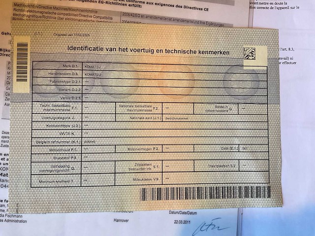 2011 komatsu pw160-7eo banden graafmachine - afbeelding 28 van  34