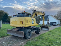 2011 komatsu pw160-7eo banden graafmachine - afbeelding 31 van  34