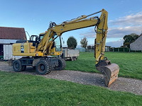 2011 komatsu pw160-7eo banden graafmachine - afbeelding 33 van  34