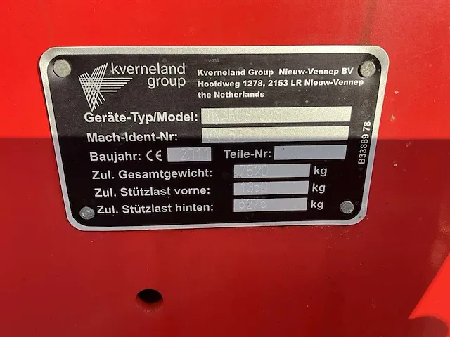 2011 kverneland ikarus s38 getrokken veldspuit - afbeelding 14 van  21