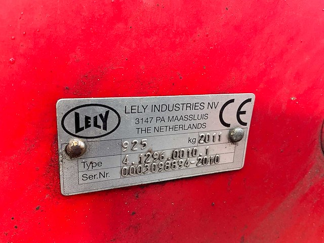 2011 lely splendimo 280 mc maaimachine - afbeelding 3 van  11
