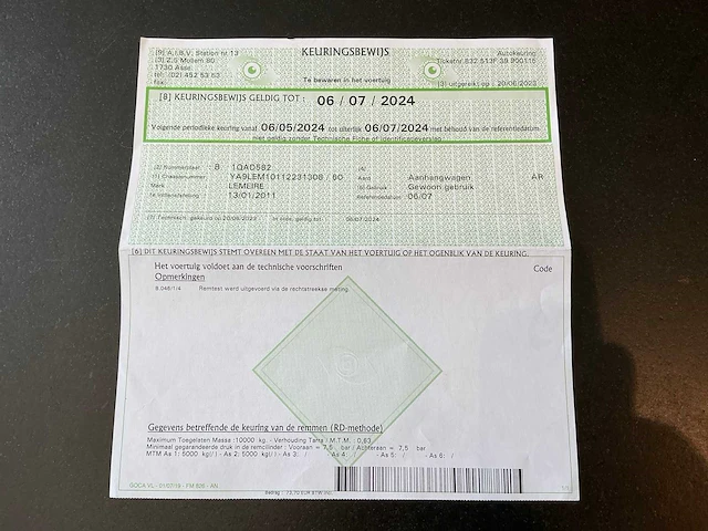 2011 lemeire lem-1001 marktwagen - afbeelding 64 van  65