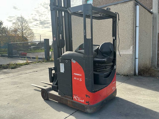 2011 linde r14-s12 reach truck - afbeelding 3 van  10