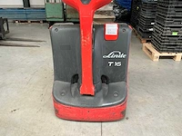 2011 linde t16 elektrische palletwagen - afbeelding 3 van  7