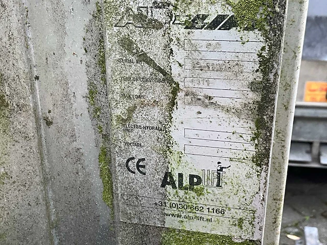 2011 lm575 alp lift / materiaallift met handlier - afbeelding 7 van  9