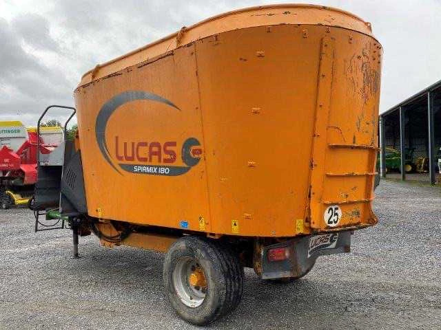 2011 lucas g spirmix 180 mixer aanhangwagen - afbeelding 12 van  25