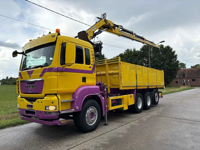 2011 man 92s vrachtwagen kraan en kipbak - afbeelding 1 van  24