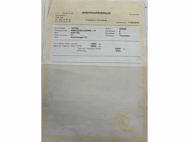 2011 man 92s vrachtwagen kraan en kipbak - afbeelding 16 van  24