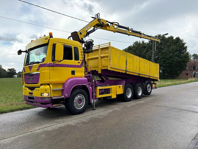 2011 man 92s vrachtwagen kraan en kipbak - afbeelding 12 van  24