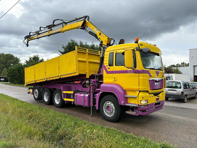 2011 man 92s vrachtwagen kraan en kipbak - afbeelding 18 van  24