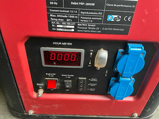 2011 matrix dpd-3000 stroomgenerator - afbeelding 2 van  7