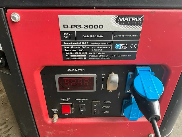 2011 matrix dpd-3000 stroomgenerator - afbeelding 4 van  7