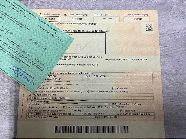 2011 mercedes sprinter - clixtar be combinatie - 3.0l - koelvriescombinatie - afbeelding 50 van  64