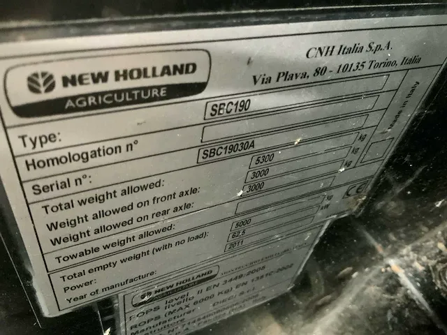 2011 new holland lm5020 verreiker - afbeelding 7 van  15