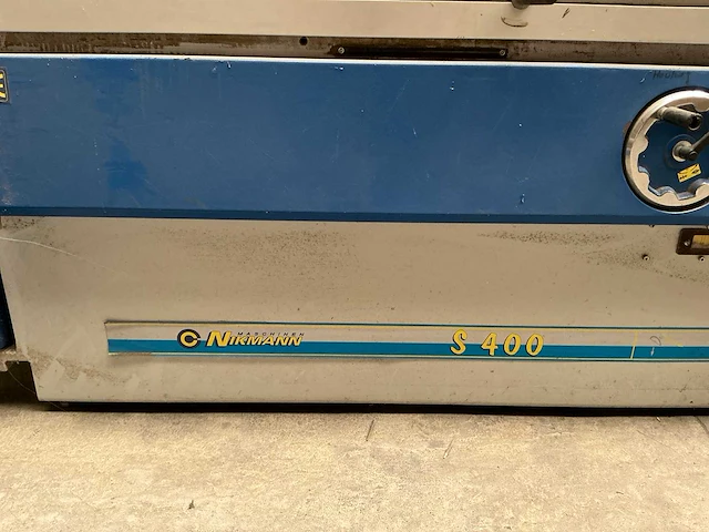 2011 nikmann s400 horizontale paneelzaag - afbeelding 21 van  23