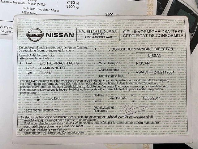 2011 nissan cabstar 2.5 dci met meubelkast lichte vrachtwagen - afbeelding 35 van  43