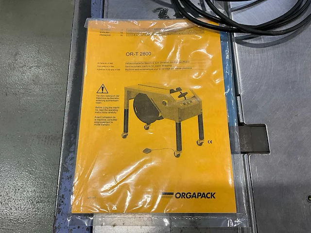 2011 omsnoeringsmachine orgapack or-t 2800 - afbeelding 3 van  9