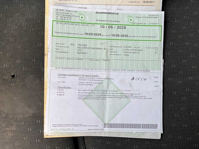 2011 opel movano lichte vrachtwagen - afbeelding 22 van  33