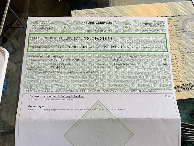 2011 peugeot 308 personenauto - afbeelding 34 van  50