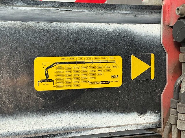 2011 renault kerax 460 tridem vrachtwagen met kraan en container - afbeelding 20 van  45