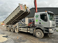 2011 renault kerax 460 tridem vrachtwagen met kraan en container - afbeelding 27 van  45