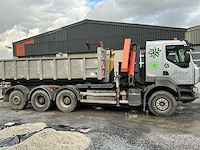2011 renault kerax 460 tridem vrachtwagen met kraan en container - afbeelding 43 van  45